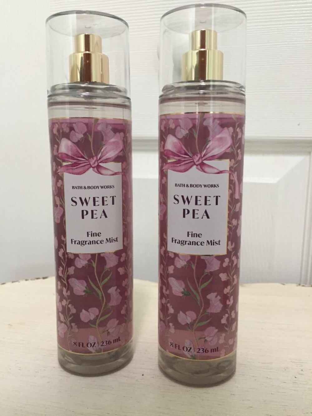 Bath & Body Works SWEET PEA Fine Fragrance Mist Spray New QTY 2